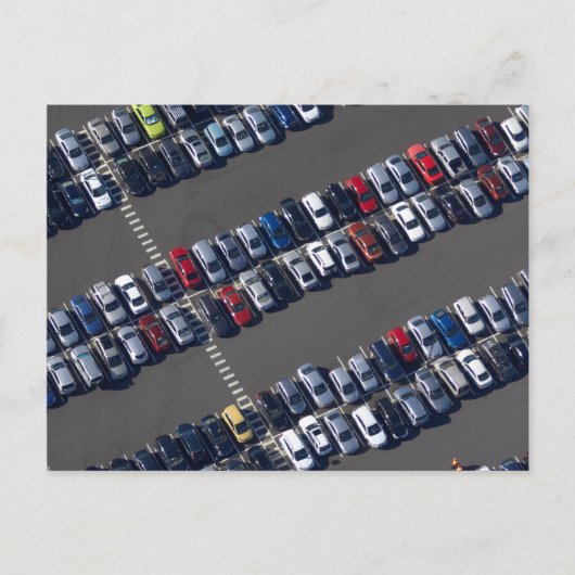 Aerial over Parking Lot Briefkaart (Voorkant)
