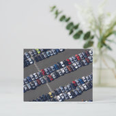 Aerial over Parking Lot Briefkaart (Staand voorkant)