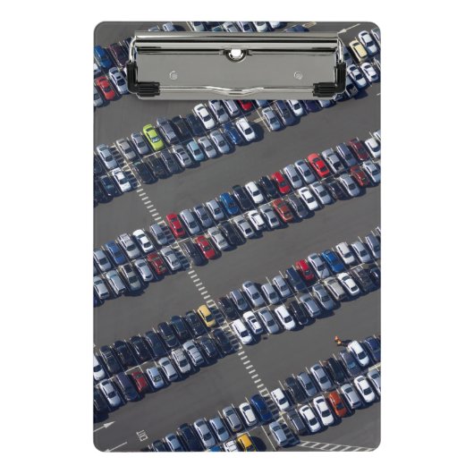 Aerial over Parking Lot Mini Klembord (Voorkant)