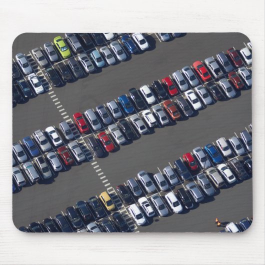 Aerial over Parking Lot Muismat (Voorkant)