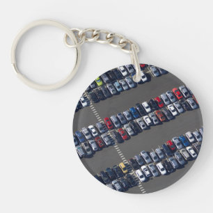 Aerial over Parking Lot Sleutelhanger