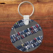 Aerial over Parking Lot Sleutelhanger (Voorkant)