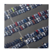 Aerial over Parking Lot Tegeltje (Voorkant)