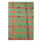 Aerial Over Tennis Courts Mini Klembord (Achterkant)