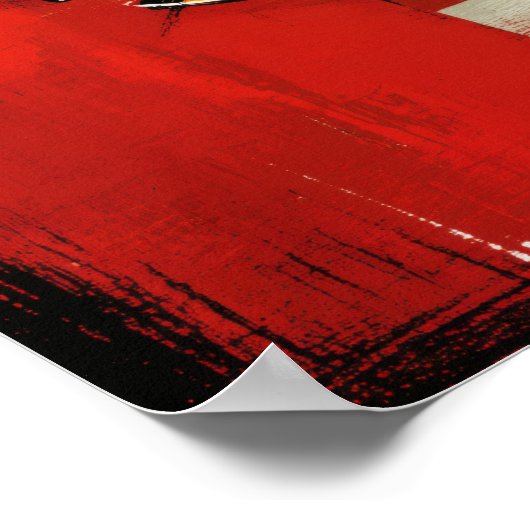 Aerial Signal — Contemporary Abstract Expression Poster (Hoek)