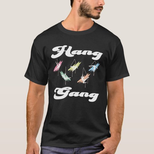 Aerial silk dancer matching Hang gang 1 T-shirt (Voorkant)