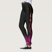 Aerial Silks Artist Fushia Fade Leggings (Links)