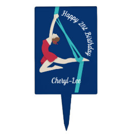 Aerial Silks Cake Topper