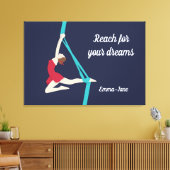 Aerial Silks Canvas Afdruk (Insitu (Woonkamer))