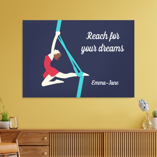 Aerial Silks Canvas Afdruk (Insitu (Woonkamer))