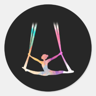 Aerial Silks Circus Yoga Ronde Sticker
