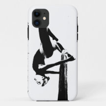 Aerial Silks Classic Black en White iPhone 5 Hoesj