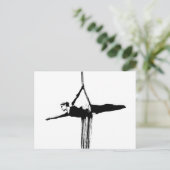 Aerial Silks Dancer Briefkaart (Staand voorkant)