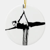 Aerial Silks Dancer Keramisch Ornament (Voorkant)