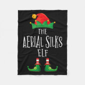 Aerial Silks Elf Shirt Family Matching Pajamas Chr Fleece Deken (Voorkant)