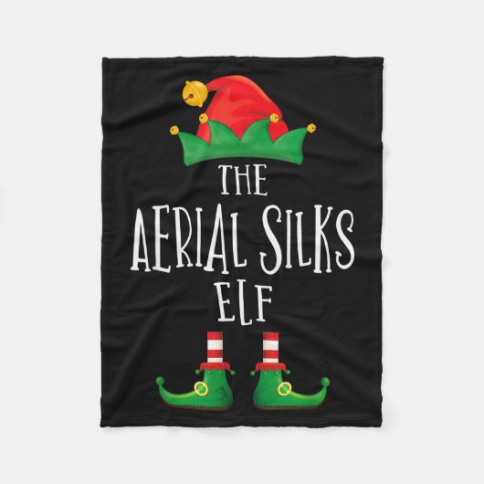 Aerial Silks Elf Shirt Family Matching Pajamas Chr Fleece Deken (Voorkant)