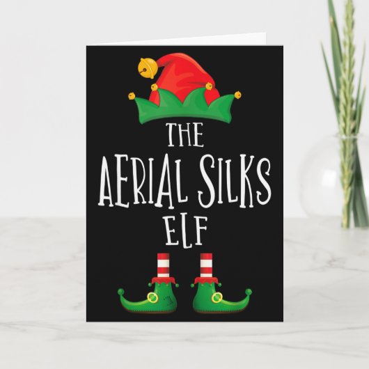 Aerial Silks Elf Shirt Family Matching Pajamas Chr Kaart (Voorkant)
