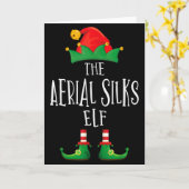 Aerial Silks Elf Shirt Family Matching Pajamas Chr Kaart (Gele Bloem)