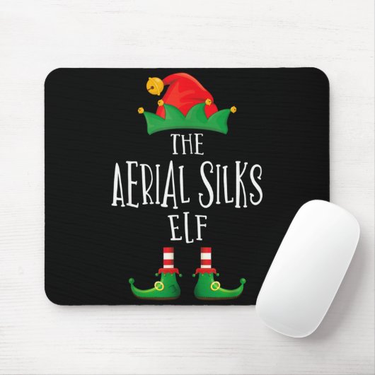 Aerial Silks Elf Shirt Family Matching Pajamas Chr Muismat (Met muis)