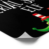 Aerial Silks Elf Shirt Family Matching Pajamas Chr Poster (Hoek)