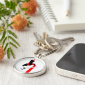 Aerial Silks Gemini Pose Sleutelhanger (Zijkant)