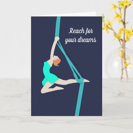 Aerial Silks Kaart (Gele Bloem)