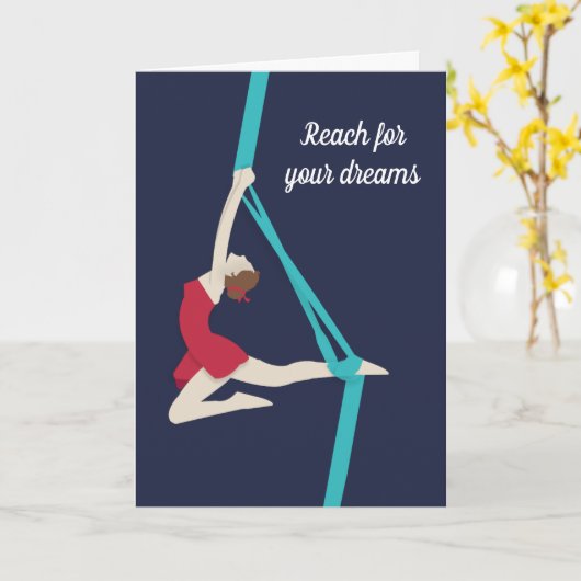 Aerial Silks Kaart (Gele Bloem)