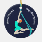 Aerial Silks Keramisch Ornament (Voorkant)
