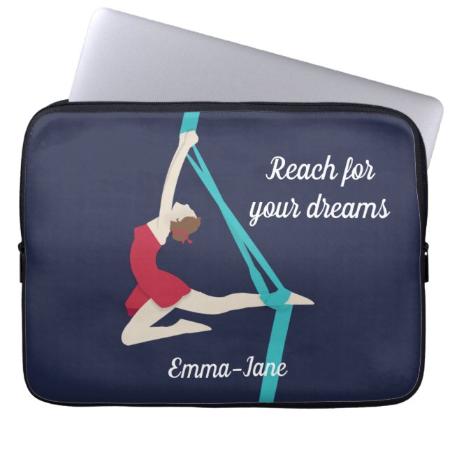 Aerial Silks Laptop Sleeve (Voorkant)