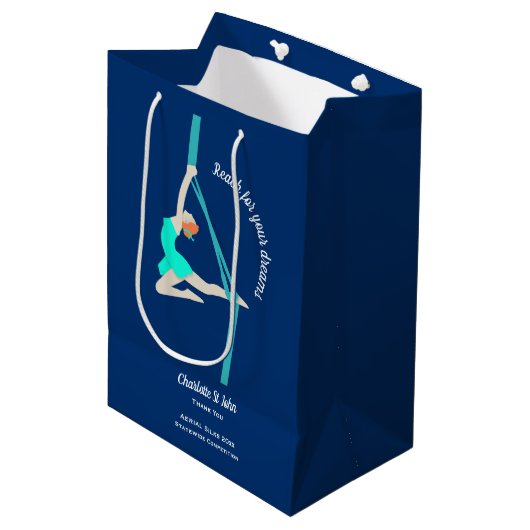 Aerial Silks Medium Cadeauzakje (Voorkant Gekanteld)