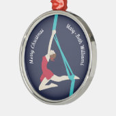 Aerial Silks Metalen Ornament (Links)