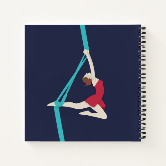 Aerial Silks Notitieboek (Achterkant)