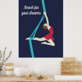 Aerial Silks Poster (Keuken)