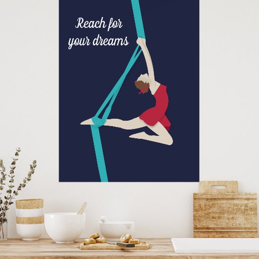 Aerial Silks Poster (Keuken)