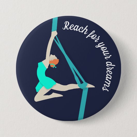 Aerial Silks Ronde Button 7,6 Cm (Voorkant)