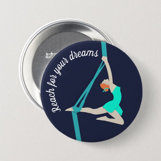 Aerial Silks Ronde Button 7,6 Cm (Voorkant /achterkant)