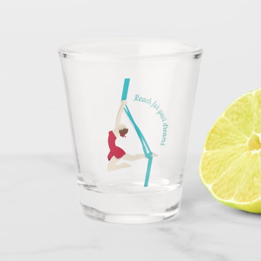 Aerial Silks Shot Glas (Voorkant)