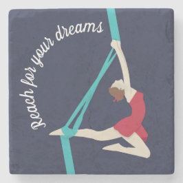 Aerial Silks Stenen Onderzetter