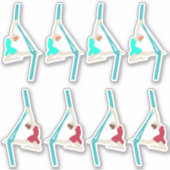 Aerial Silks Sticker (Voorkant)