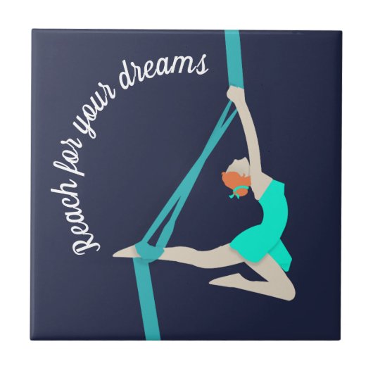 Aerial Silks Tegeltje (Voorkant)