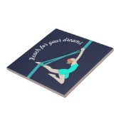 Aerial Silks Tegeltje (Zijkant)