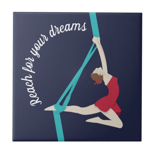 Aerial Silks Tegeltje (Voorkant)