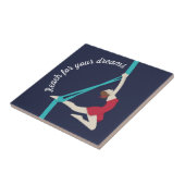 Aerial Silks Tegeltje (Zijkant)