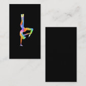 Aerial Silks Women Aerialist Aerial Yoga Visitekaartje (Voorkant / Achterkant)