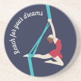 Aerial Silks Zandsteen Onderzetter