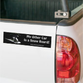 AERIAL SNOW BOARDER Series Bumpersticker (Op Truck)