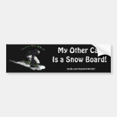 AERIAL SNOW BOARDER Series Bumpersticker (Voorkant)