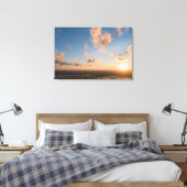 Aerial Sunrise Natuur Foto kust Landschap Canvas Afdruk (Insitu (Slaapkamer))