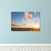 Aerial Sunrise Natuur Foto kust Landschap Canvas Afdruk (Insitu (Houten vloer))