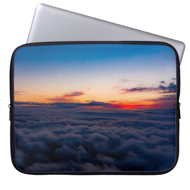 Aerial sunset view over de Blue Ridge Mountains f Laptop Sleeve (Voorkant)